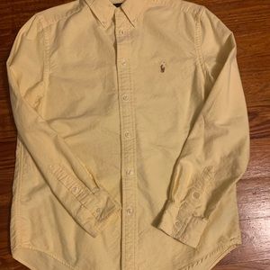 Ralph Lauren Boy’s Cotton Oxford Shirt- Yellow